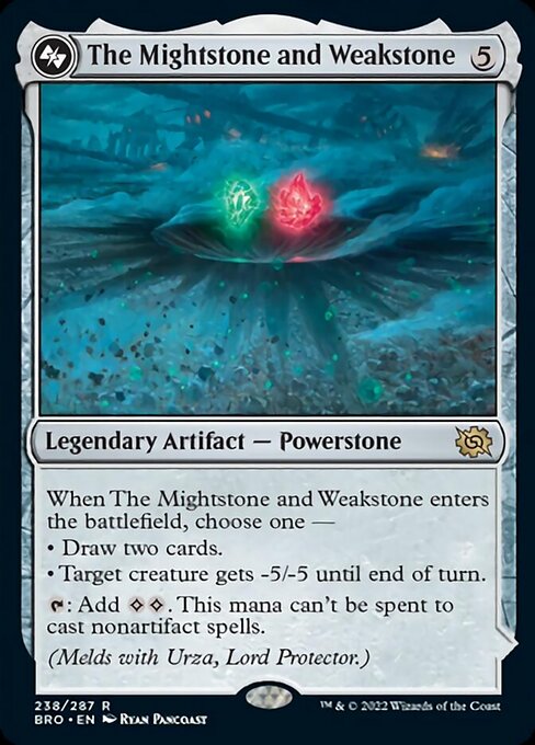 The Mightstone and Weakstone [Foil]