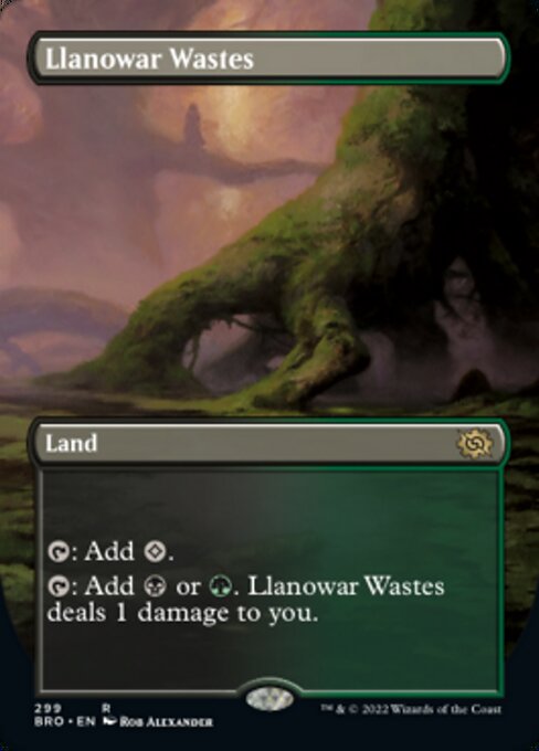 Llanowar Wastes [Borderless]