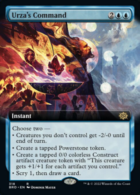 Urza's Command [Extended Artwork Foil]