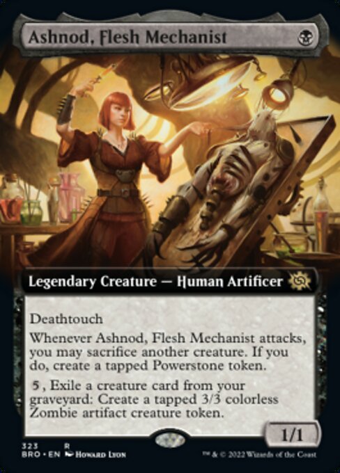 Ashnod, Flesh Mechanist [Extended Artwork Foil]