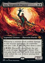 Gix, Yawgmoth Praetor [Extended Artwork]