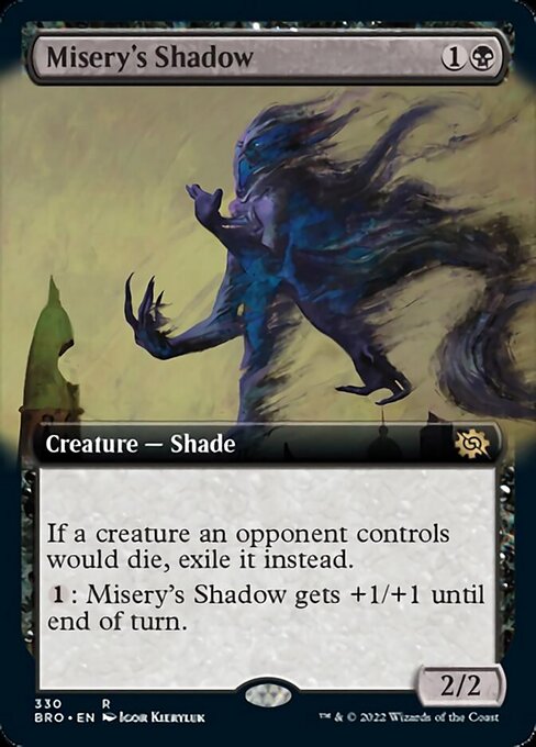 Misery's Shadow [Extended Artwork Foil]