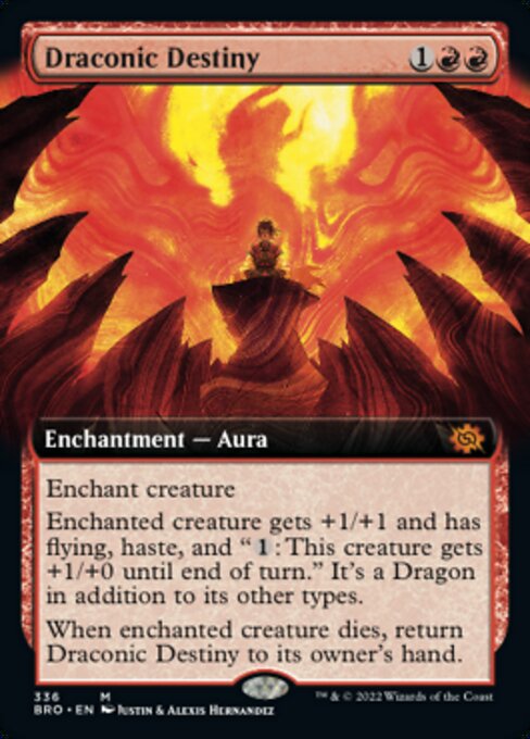 Draconic Destiny [Extended Artwork Foil]