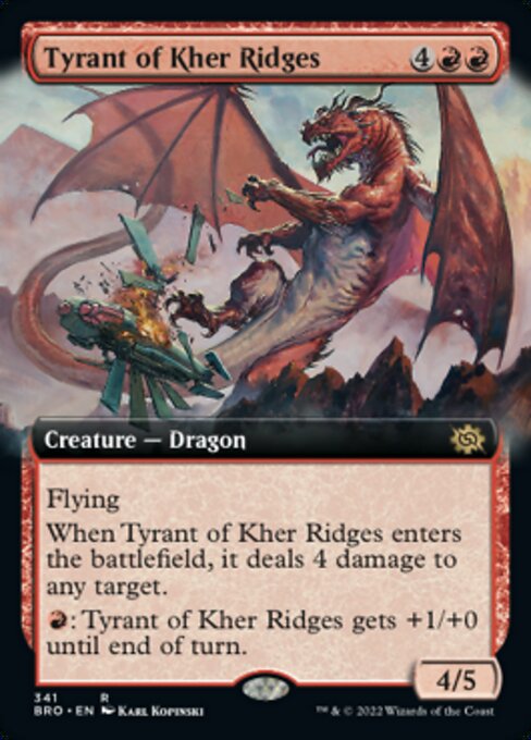 Tyrant of Kher Ridges [Extended Artwork Foil]