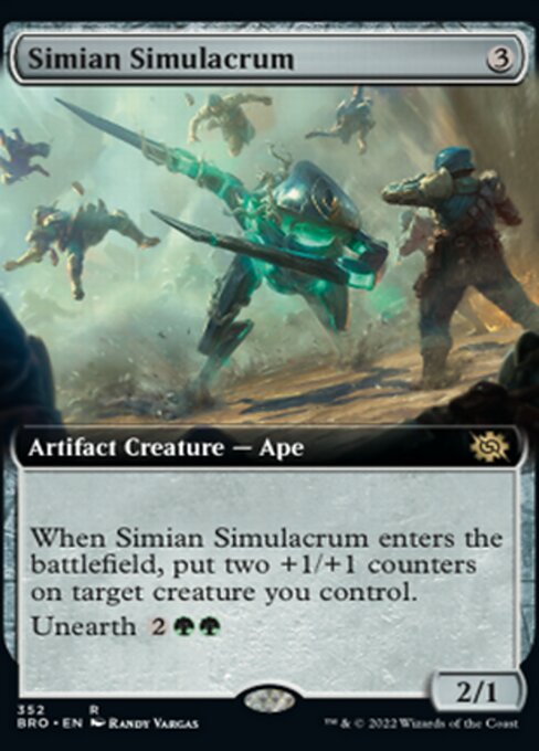 Simian Simulacrum [Extended Artwork Foil]