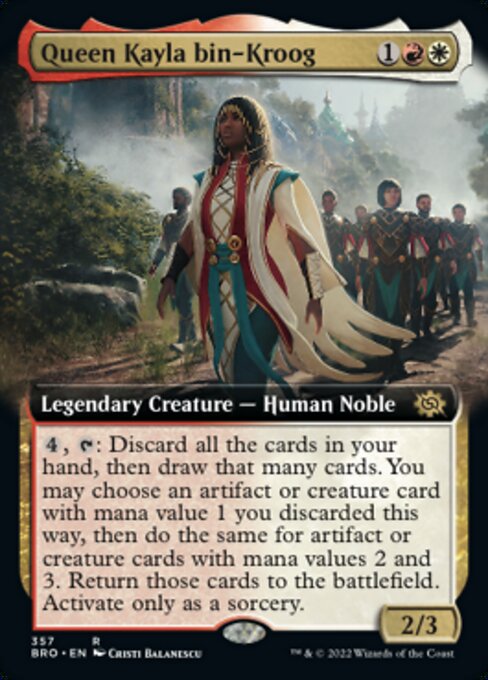 Queen Kayla bin-Kroog [Extended Artwork Foil]