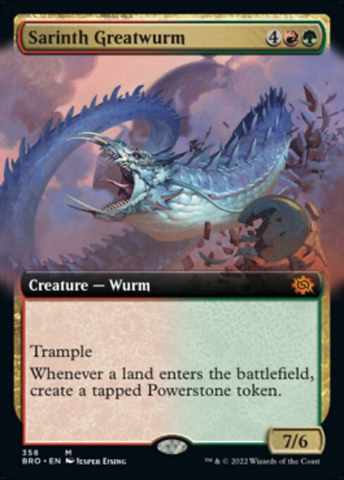 Sarinth Greatwurm [Extended Artwork]