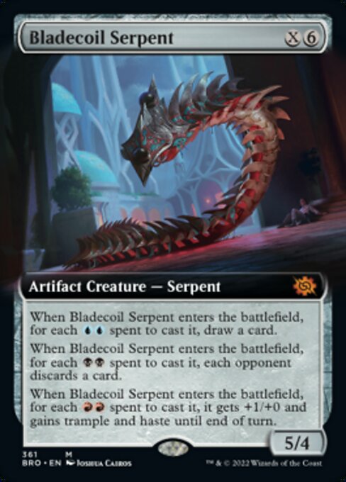 Bladecoil Serpent [Extended Artwork Foil]