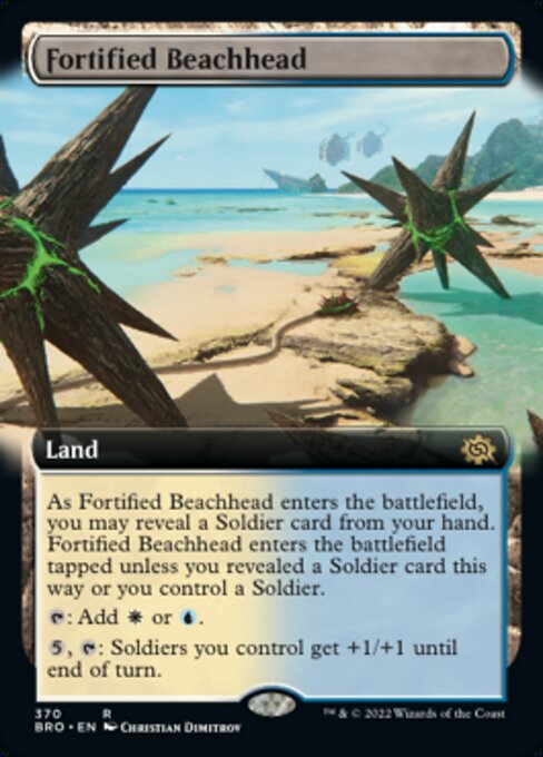 Fortified Beachhead [Extended Artwork Foil]