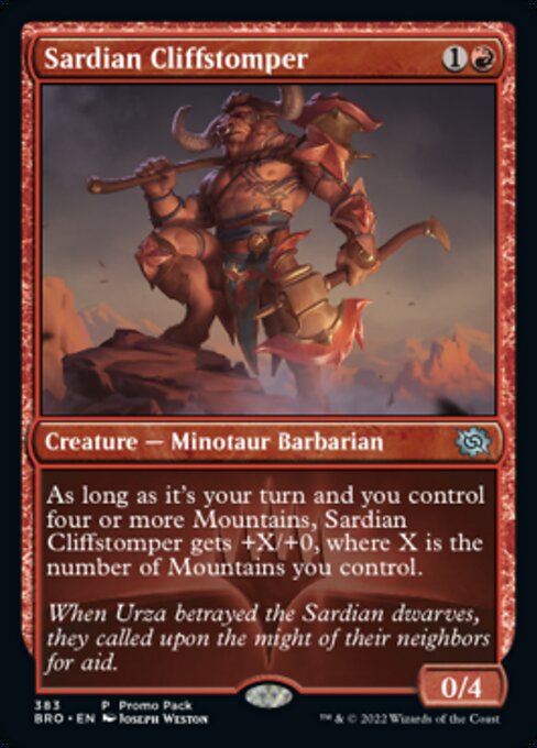 Sardian Cliffstomper [Promo Foil]