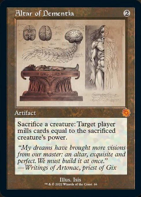 Altar of Dementia [Showcase Foil]