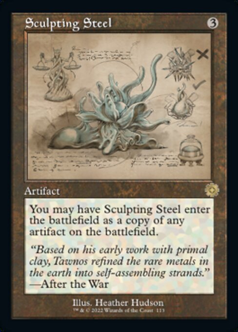 Sculpting Steel [Showcase Foil]