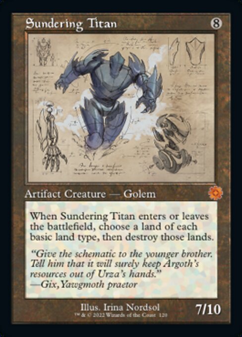 Sundering Titan [Showcase Foil]