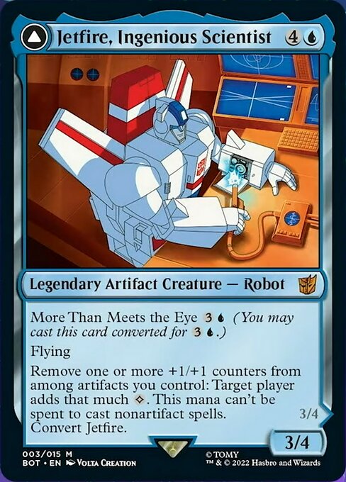 Jetfire, Ingenious Scientist // Jetfire, Air Guardian [Foil]