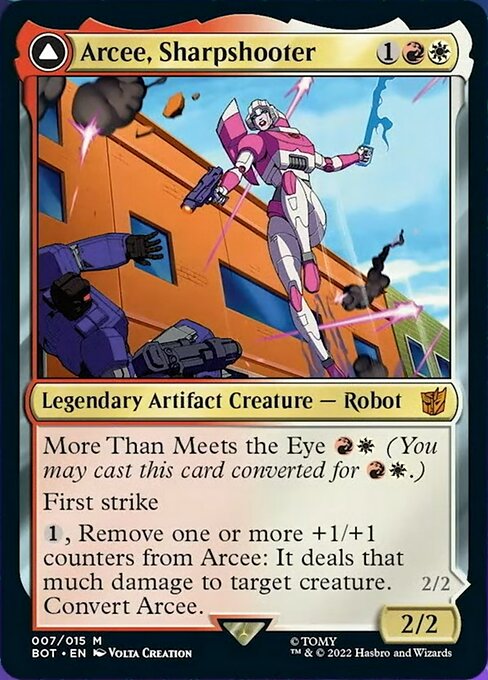 Arcee, Sharpshooter // Arcee, Acrobatic Coupe [Foil]