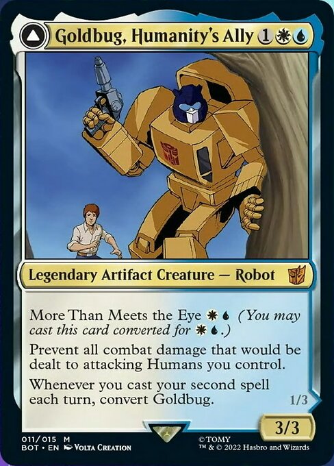 Goldbug, Humanity's Ally // Goldbug, Scrappy Scout [Foil]