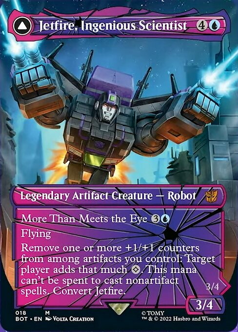 Jetfire, Ingenious Scientist // Jetfire, Air Guardian [Borderless Showcase]