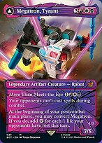 Megatron, Tyrant // Megatron, Destructive Force [Borderless Showcase]