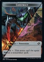 Construct Token  // Powerstone Token TBRO  [Foil]
