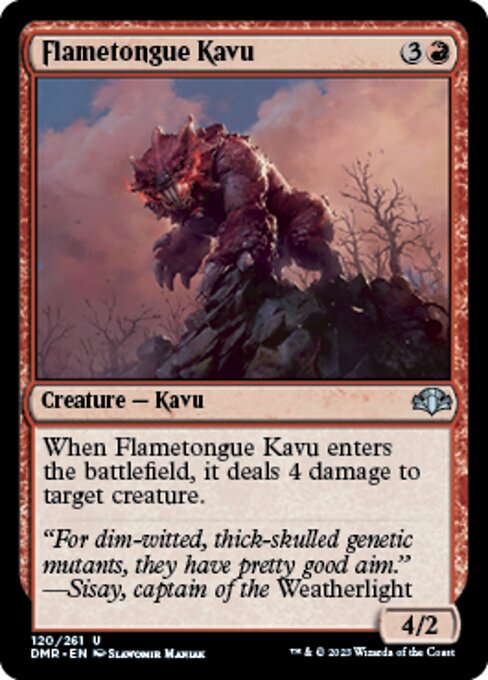 Flametongue Kavu [Foil]