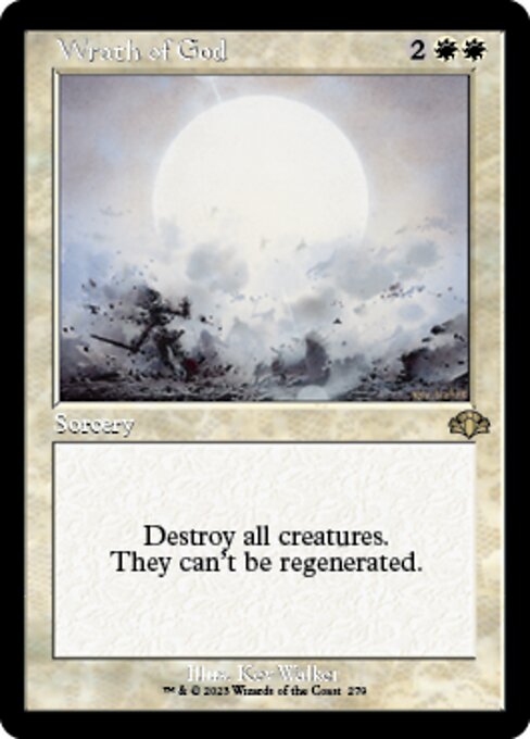 Wrath of God [Showcase Retro Frame Foil]