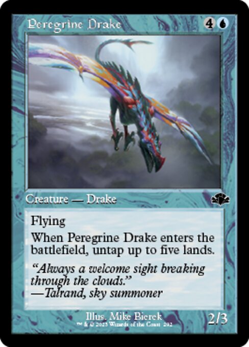 Peregrine Drake [Showcase Retro Frame]