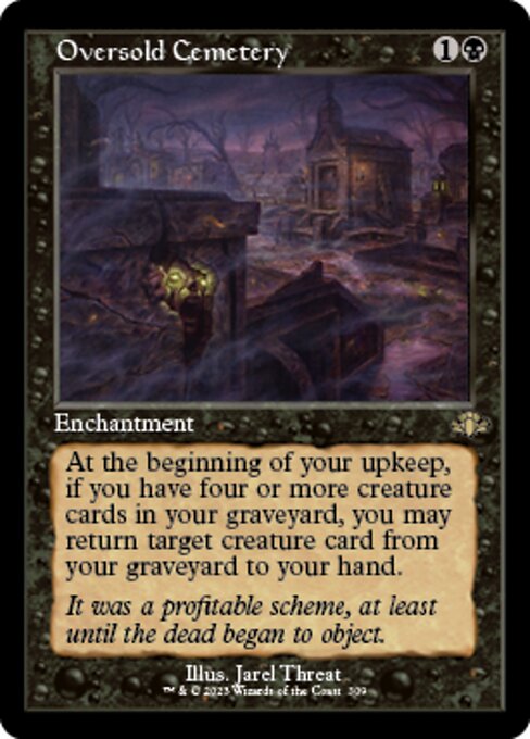 Oversold Cemetery [Showcase Retro Frame Foil]