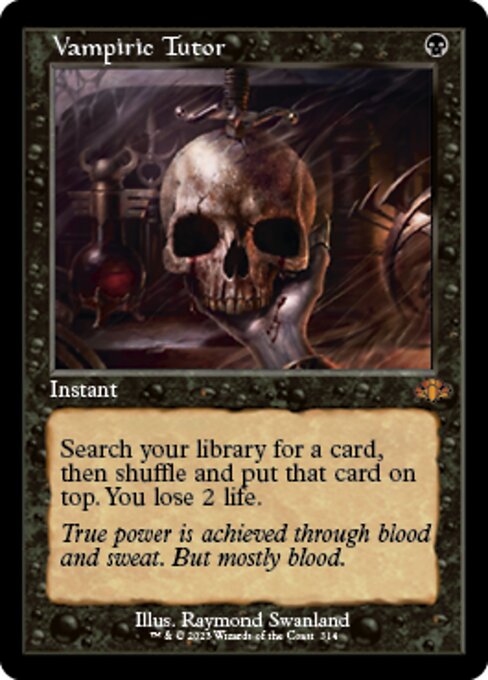 Vampiric Tutor [Showcase Retro Frame Foil]