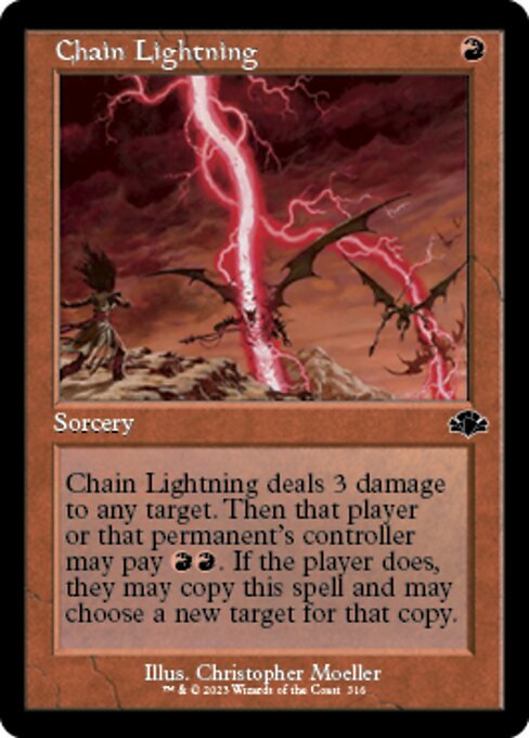 Chain Lightning [Showcase Retro Frame Foil]