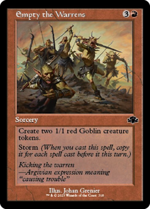 Empty the Warrens [Showcase Retro Frame Foil]