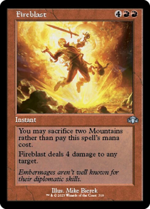 Fireblast [Showcase Retro Frame Foil]