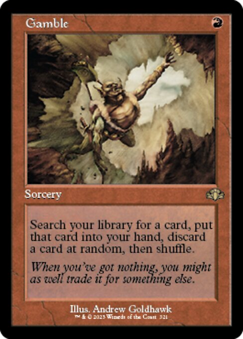 Gamble [Showcase Retro Frame Foil]