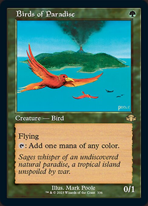 Birds of Paradise [Showcase Retro Frame Foil]