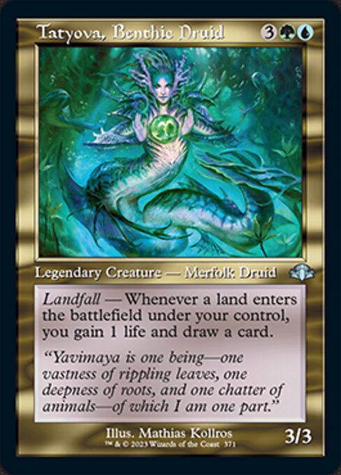 Tatyova, Benthic Druid [Showcase Retro Frame]