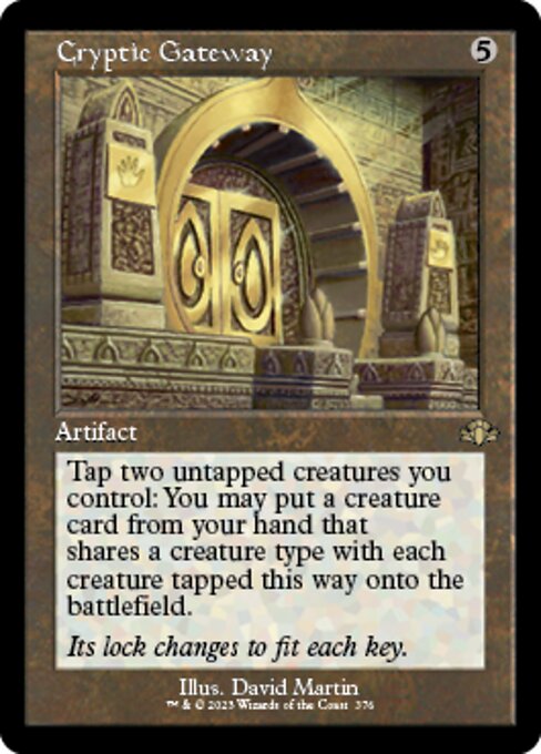 Cryptic Gateway [Showcase Retro Frame]