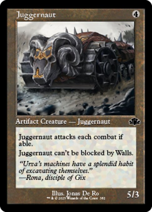 Juggernaut [Showcase Retro Frame Foil]
