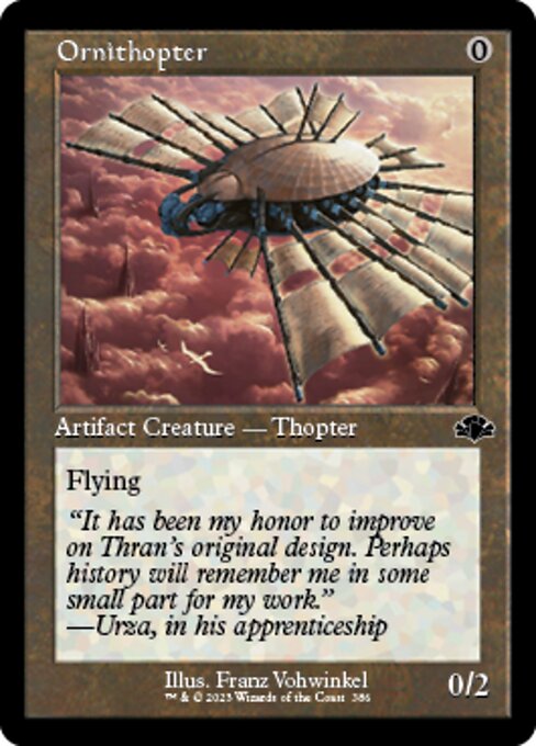 Ornithopter [Showcase Retro Frame]