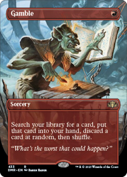 Gamble [Borderless Foil]