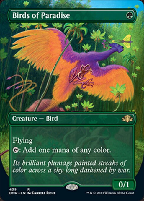 Birds of Paradise [Borderless Foil]