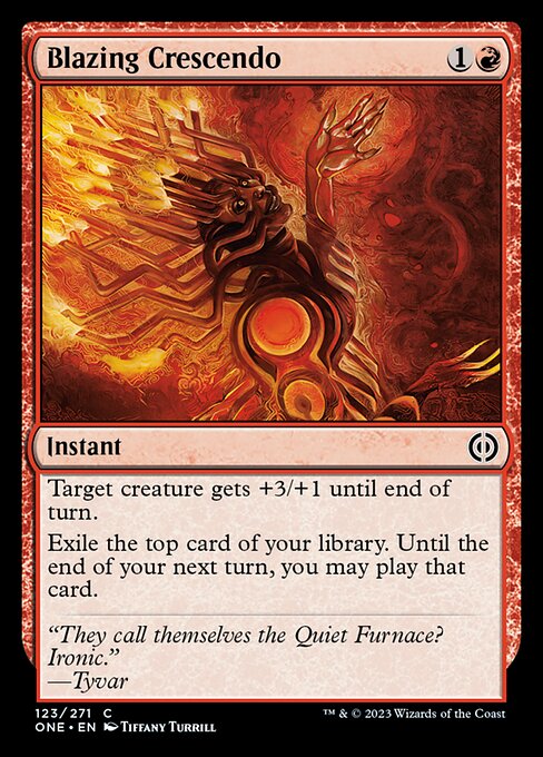 Blazing Crescendo [Foil]