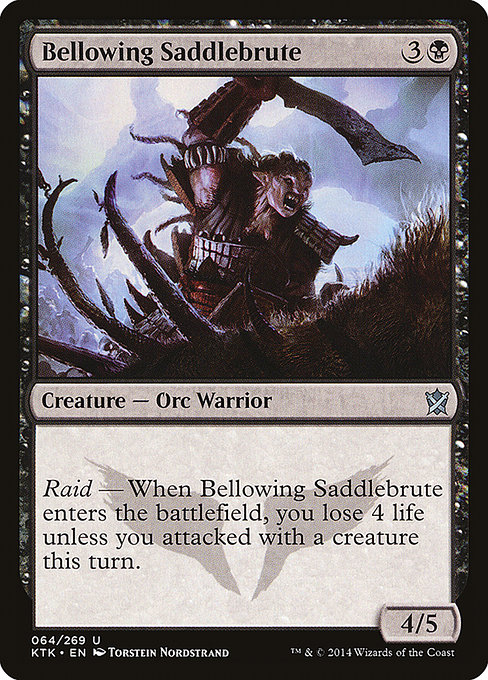 Bellowing Saddlebrute [Foil]