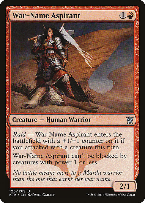 War-Name Aspirant [Foil]