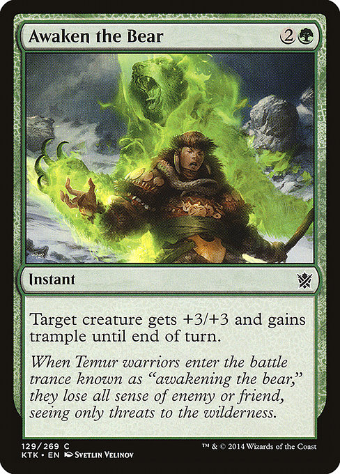 Awaken the Bear [Foil]