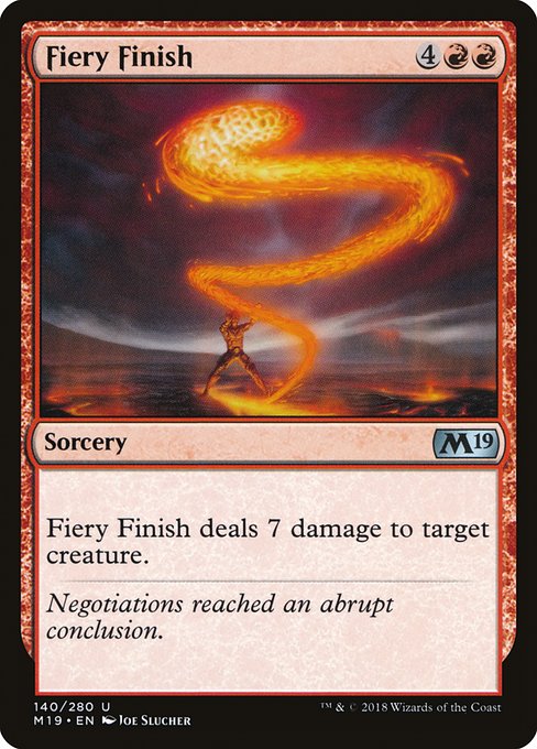 Fiery Finish [Foil]