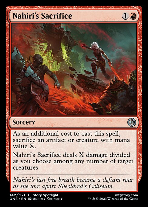 Nahiri's Sacrifice [Foil]