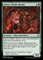 Lattice-Blade Mantis