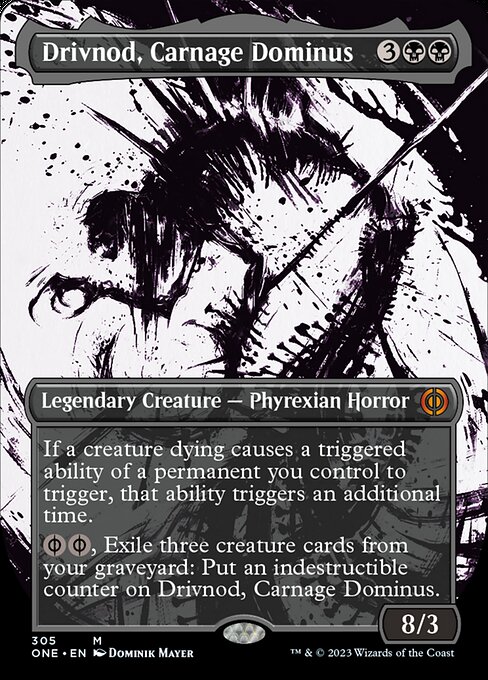 Drivnod, Carnage Dominus [Borderless Showcase Foil]