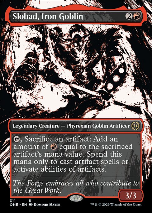 Slobad, Iron Goblin [Borderless Showcase]