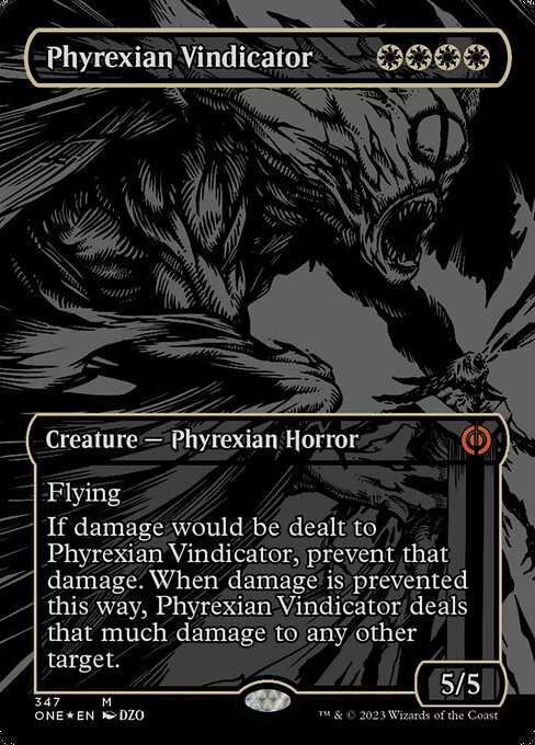 Phyrexian Vindicator [Borderless Foil]