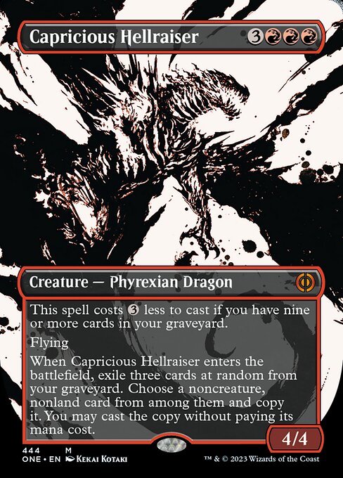 Capricious Hellraiser [Borderless Showcase Foil]